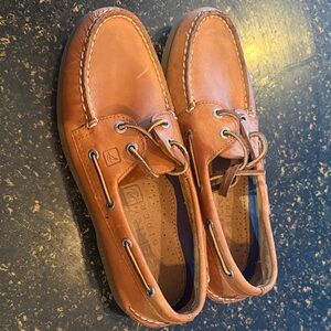 Sperry Men's Brown Leather Boat Shoes